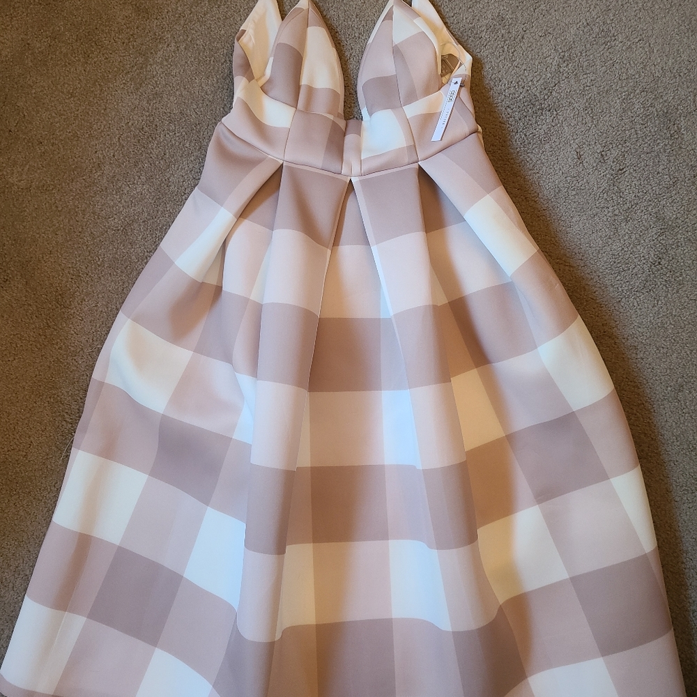 ASOS Petite Checkerboard Dress